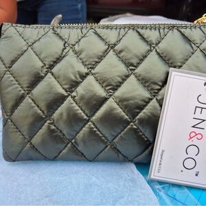 Jen & Co. Quilted Olive Women's Bag
